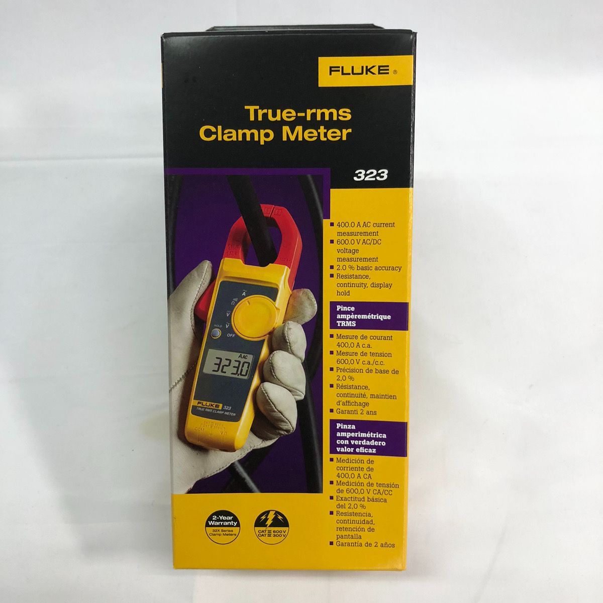 真の実効値クランプメーター AC400A FLUKE-323 羽ばたか