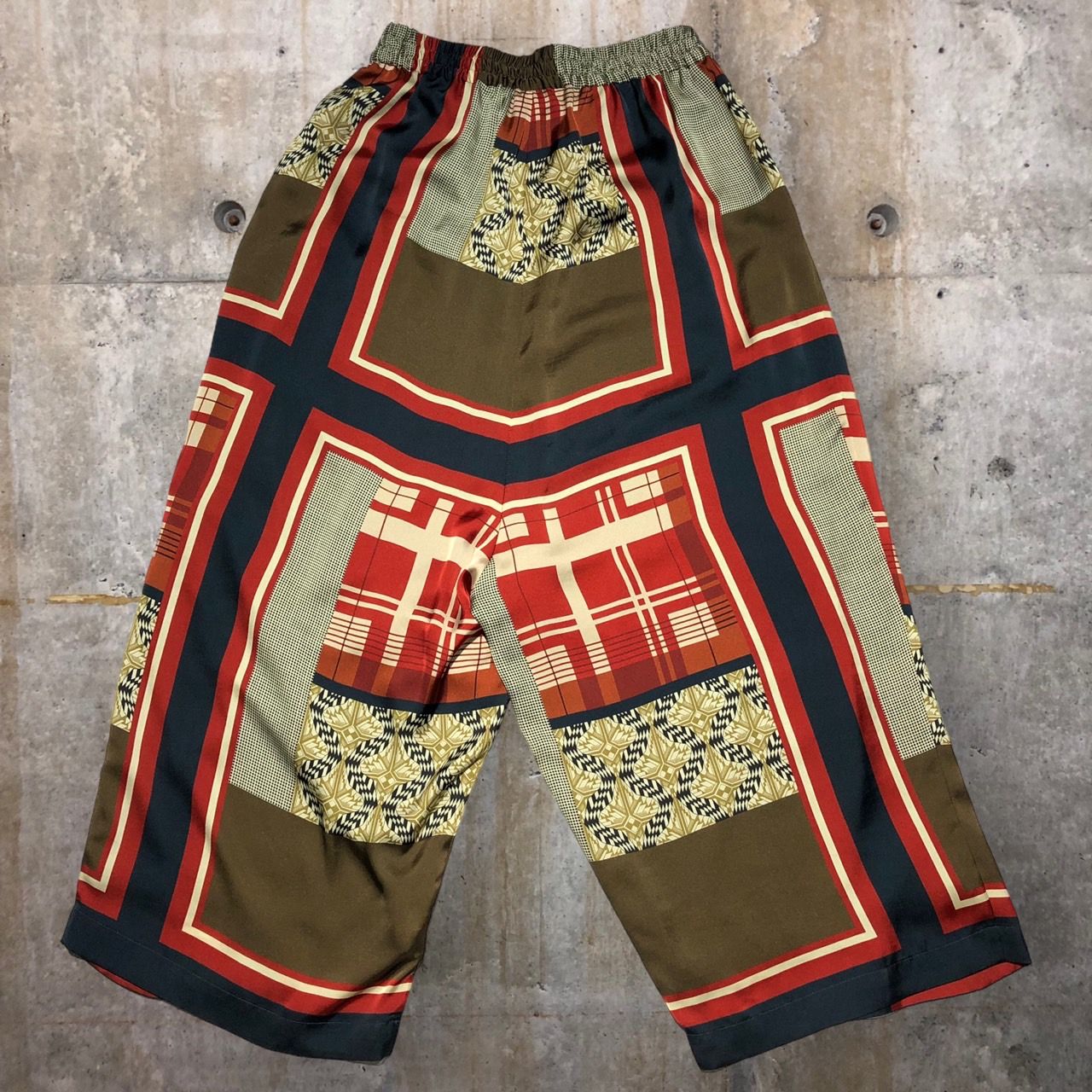 08sircus(08サーカス) 18AW Vintage Scarf-Print pants S18AL