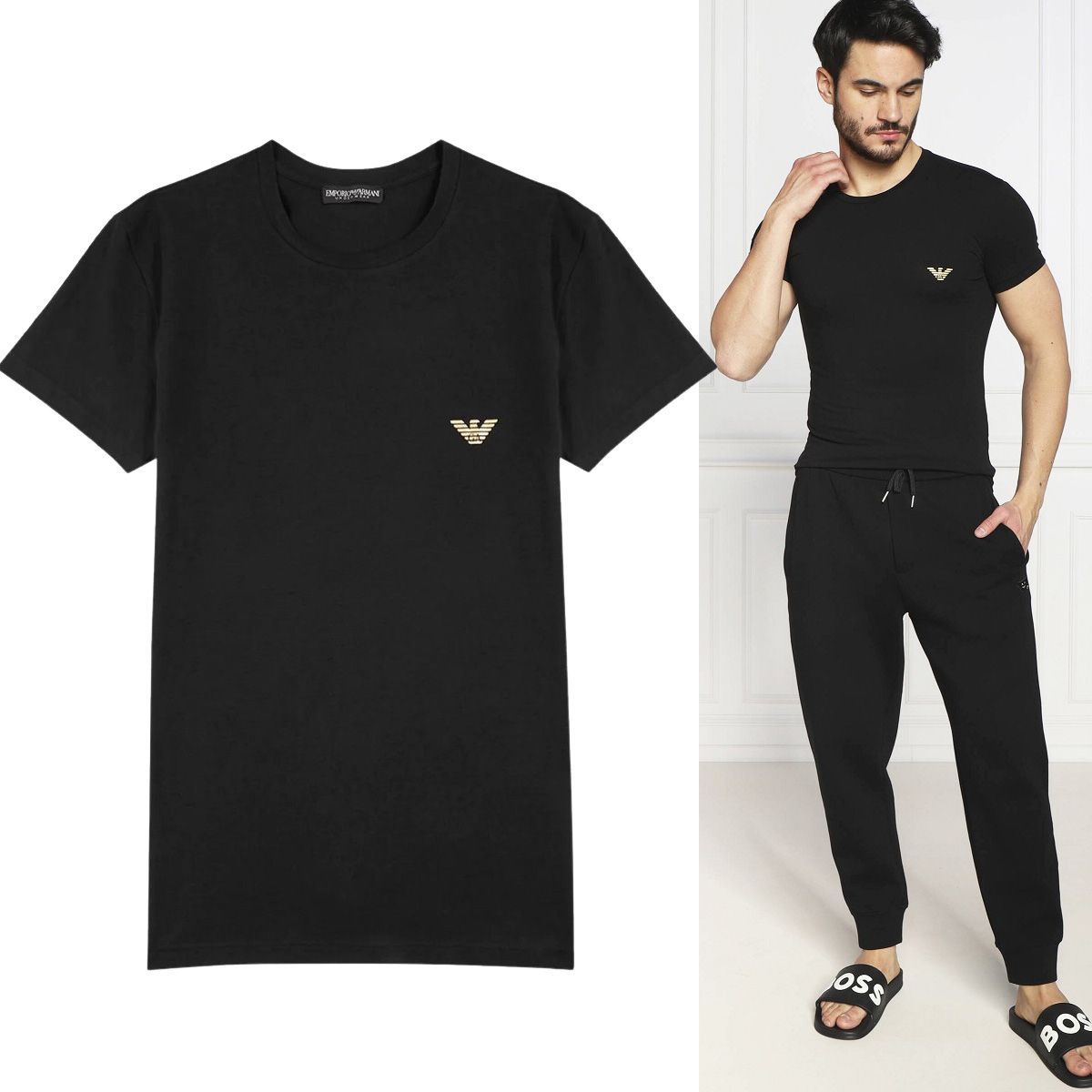 67 EMPORIO ARMANI エンポリオアルマーニ 111035 2F512 ブラック T
