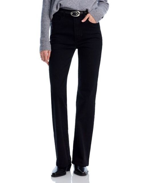【送料無料】 フレーム レディース デニムパンツ ボトムス The Arrow High Rise Straight Leg Jeans in Smokescreen Smokescreen