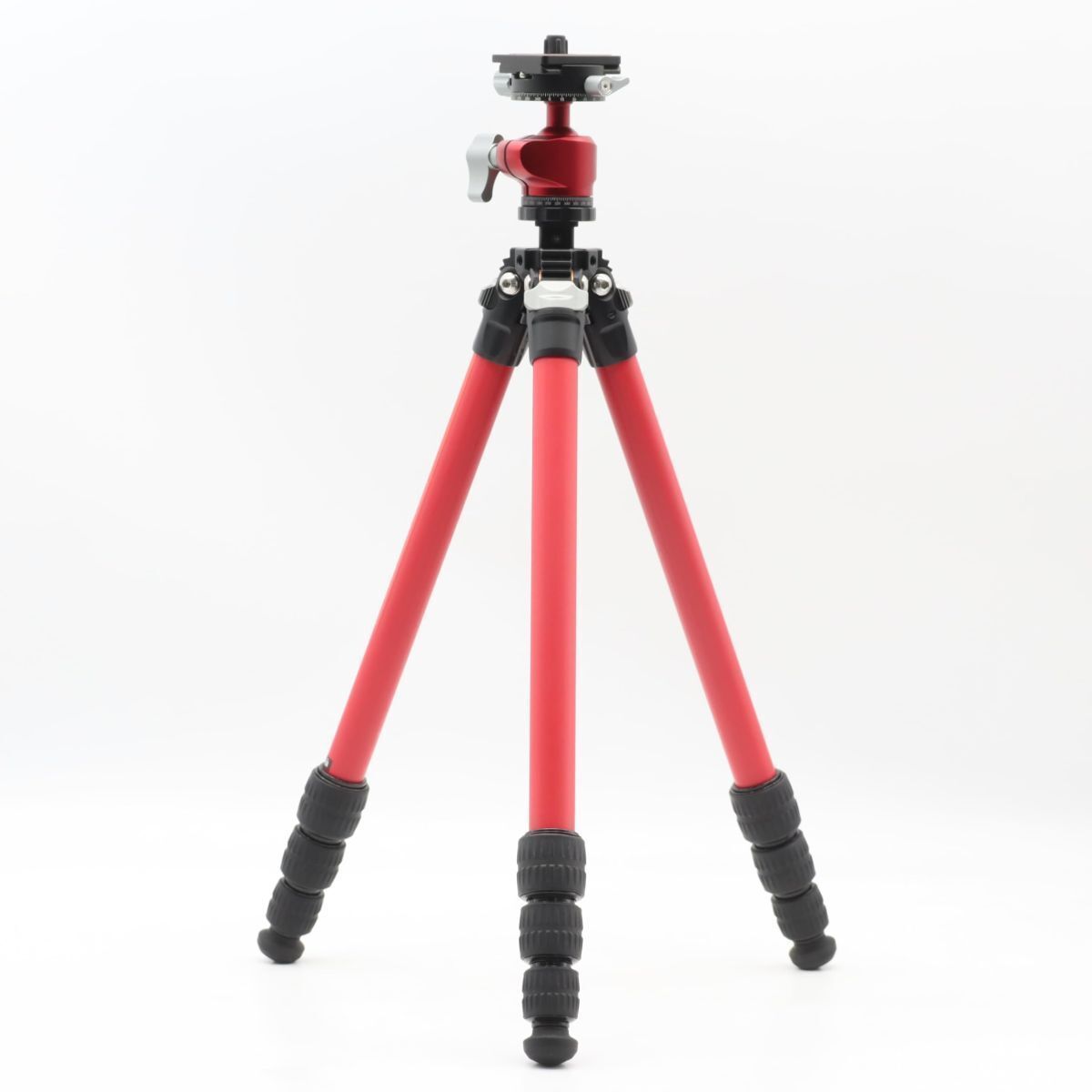 LEOFOTO LY-224C+LH-25R カーボン三脚 (レッド) - メルカリ