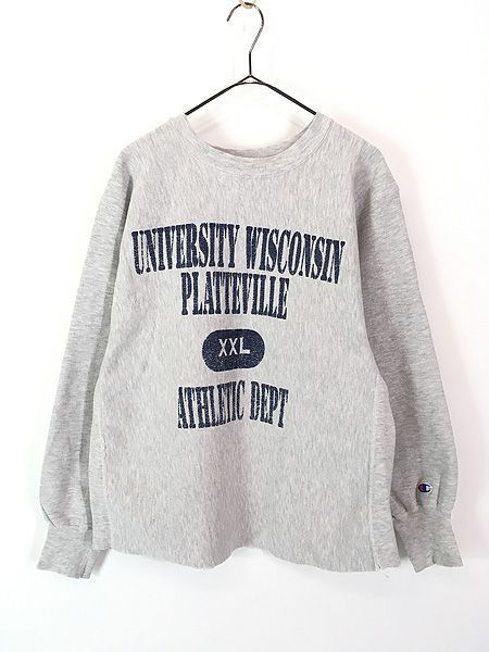 レディース 古着 90s USA製 Champion Reverse Weave 「WISCONSIN