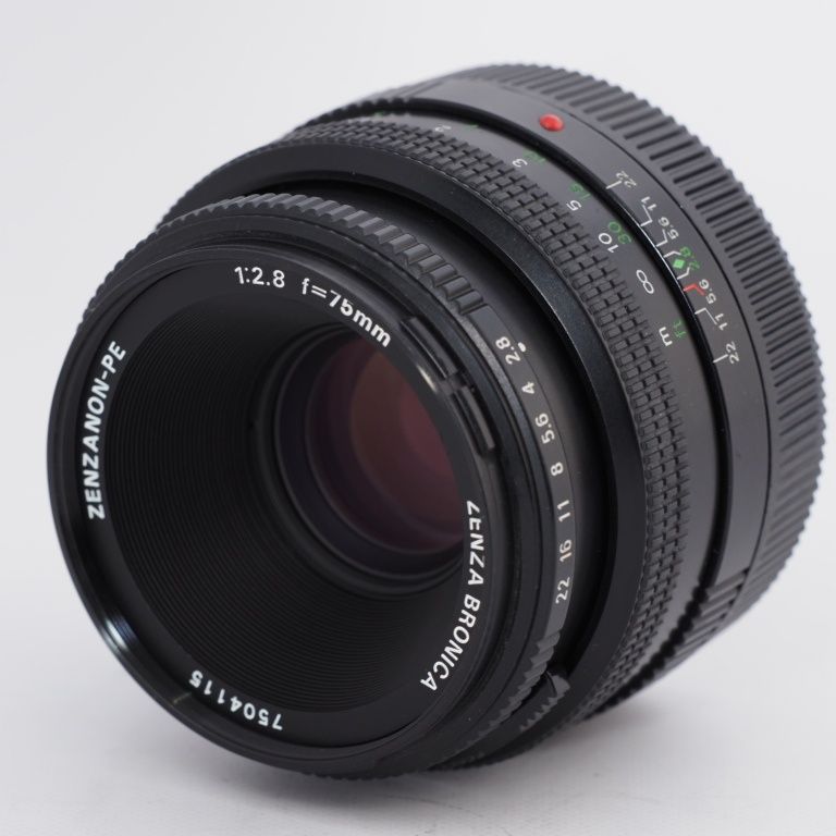 ゼンザブロニカ　ZENZANON MC 1:2.8 75mm レンズ　ETR用 ゼンザブロニカETR MCゼンザノン75/2.8 （Zenza Bronica