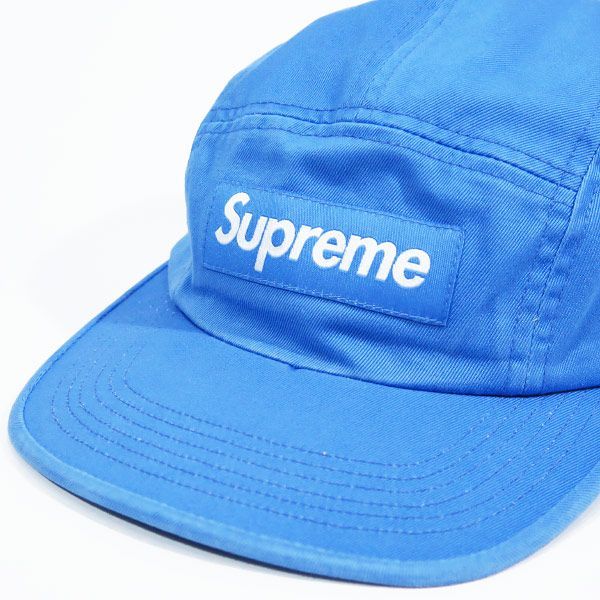 SUPREME シュプリーム 24SS WASHED CHINO TWILL CAMP CAP ウォッシュド チノ ツイル キャンプ キャップ 帽子 ライトロイヤル