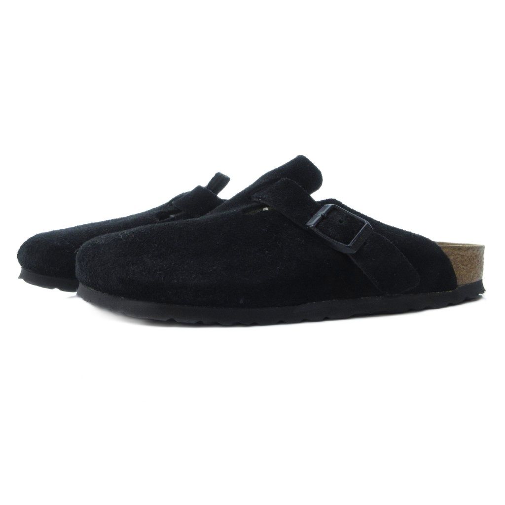 美品　ビルケンシュトック　ボストン　サボサンダル　スエード　黒　37 24.0 BIRKENSTOCK BOSTON Oiled Leather ( NARROW FIT ) BLACK