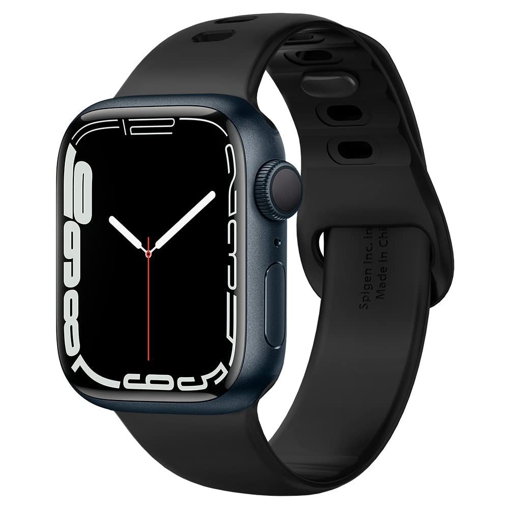 Apple Watch バンド 45mm | 44mm | 42mm 長さ調整可能 簡単装着 肌にやさしい ソフトシリコン Apple Watch 9 / 8 / 7 / 6 / SE / 5 / 4 / 3 / 2 / 1 対応 シリコン・フィ
