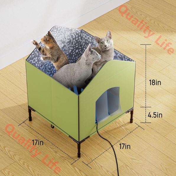 猫の分娩室 電気暖房