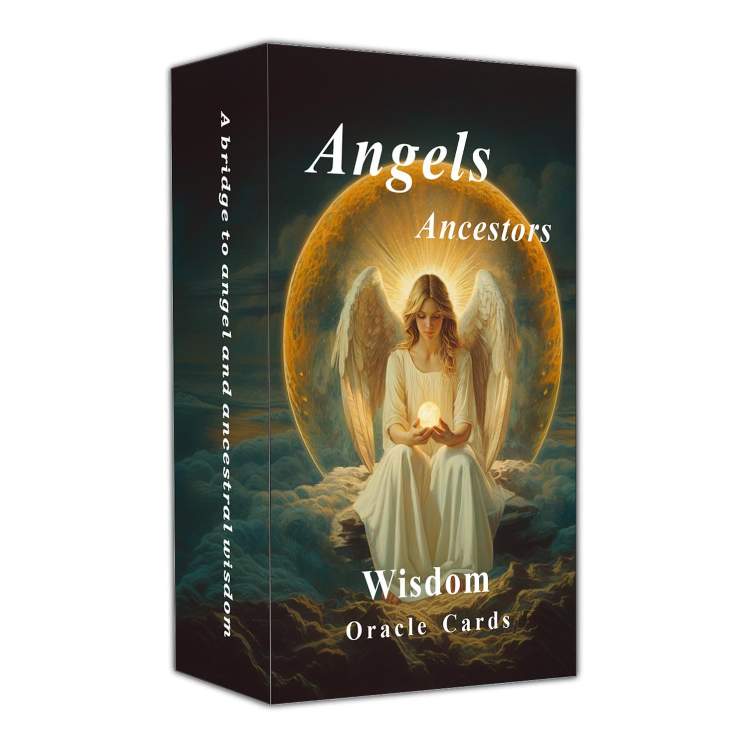 新品，定番 Han Yu Bowen Angels Ancestors Oracleカードデッキ、オラクルタロットカード スピリチュアルガイダンス 初心者向けオラクルカード、天使と祖先からの知恵、内なる成長と宇宙のつながりのためのオ その他