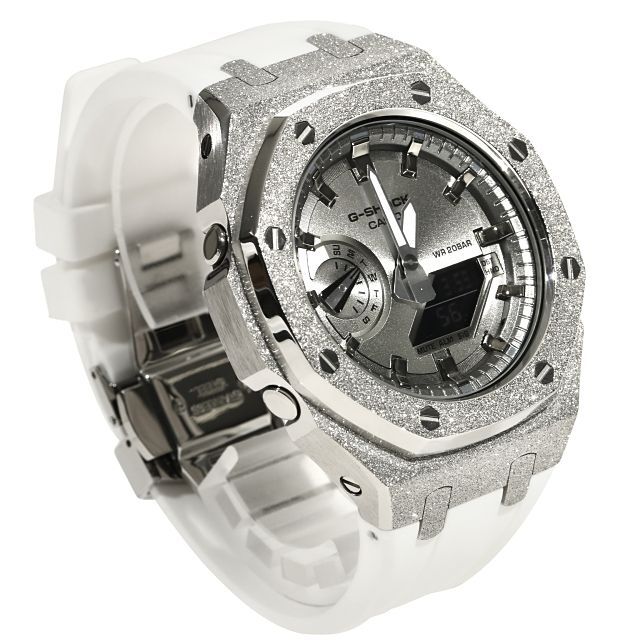 G-SHOCK GA2100 メタル カスタム フロステッド ラバーバンド ...