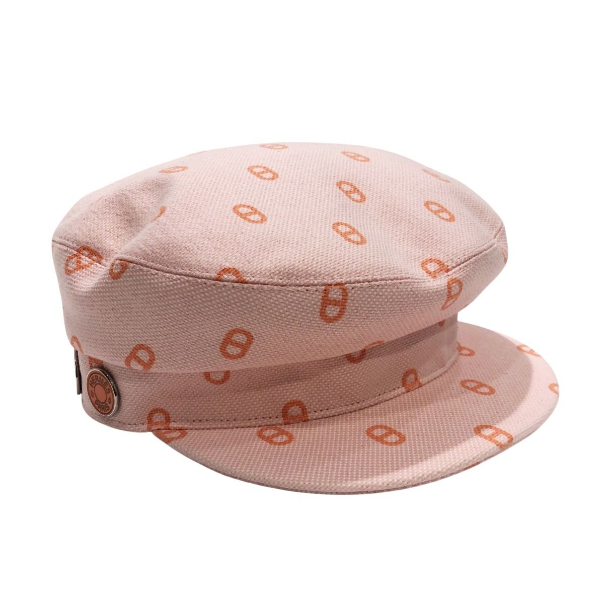 HERMES エルメス キャップ 帽子 56セレナ・エプロン・ドール 中古