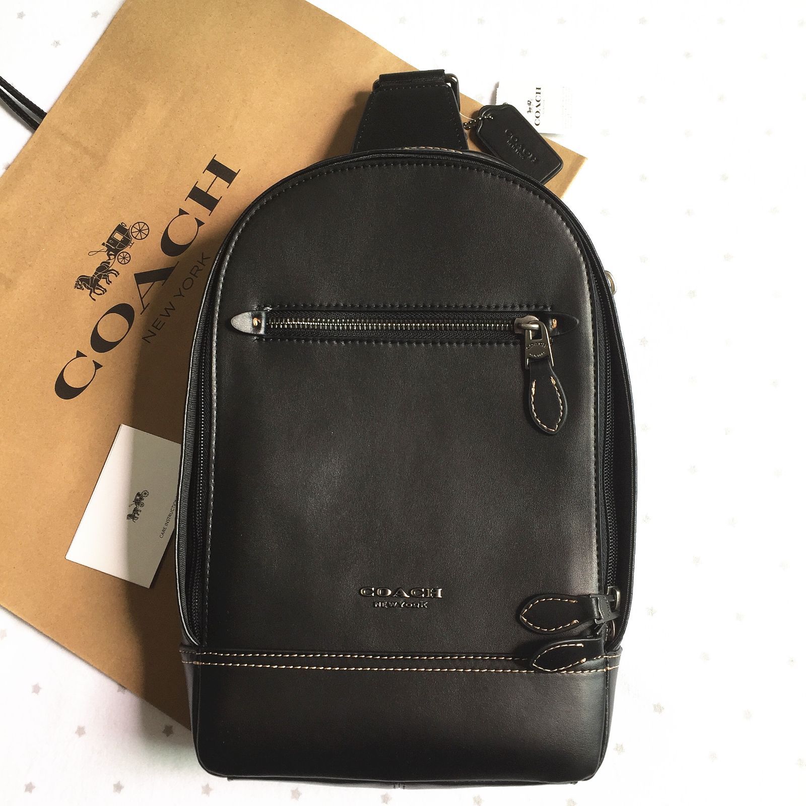 ◇新品◇COACHバッグ F37598 ブラック ボディーバッグショルダーバッグ