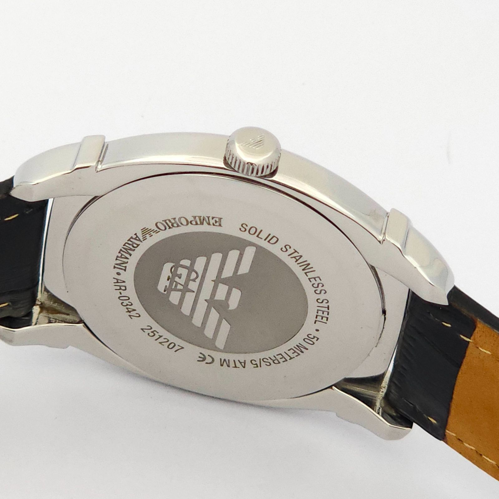 EMPORIO ARMANI エンポリオアルマーニ AR-0342 QZ 動作品 - メルカリ