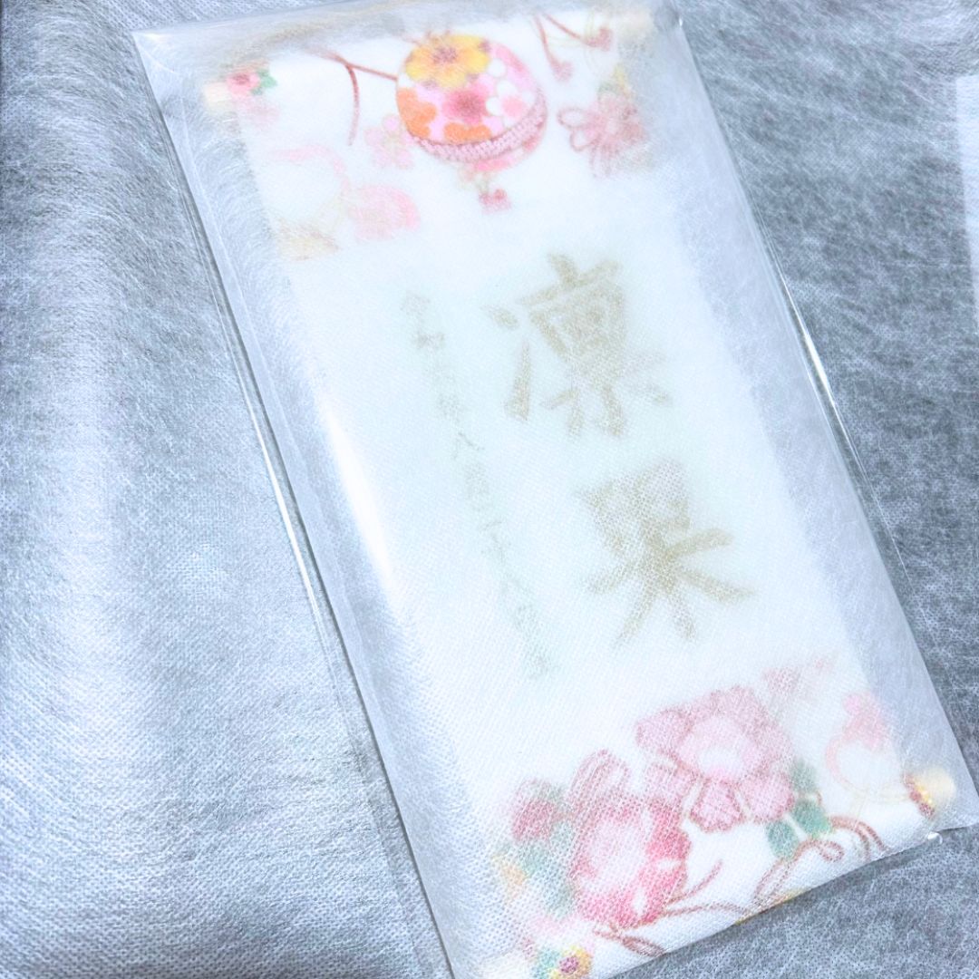 刺繍名前旗〜和柄 〜木製スタンド付き
