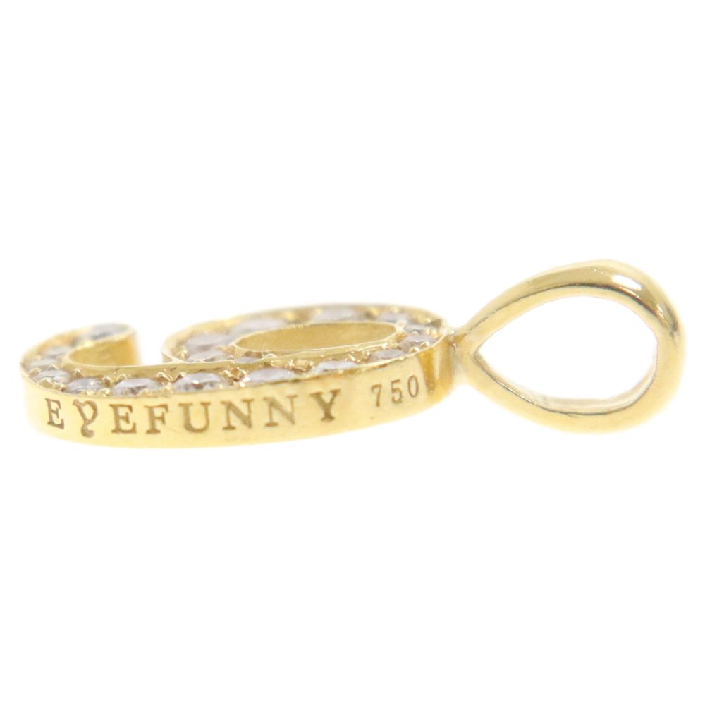 EYEFUNNY (アイファニー) K18 750YG ナンバー NO.9 ダイヤモンド