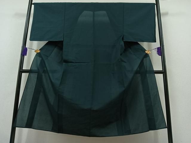 平和屋着物▽男性 紬 単衣 百入茶色 正絹 AABB6204jh