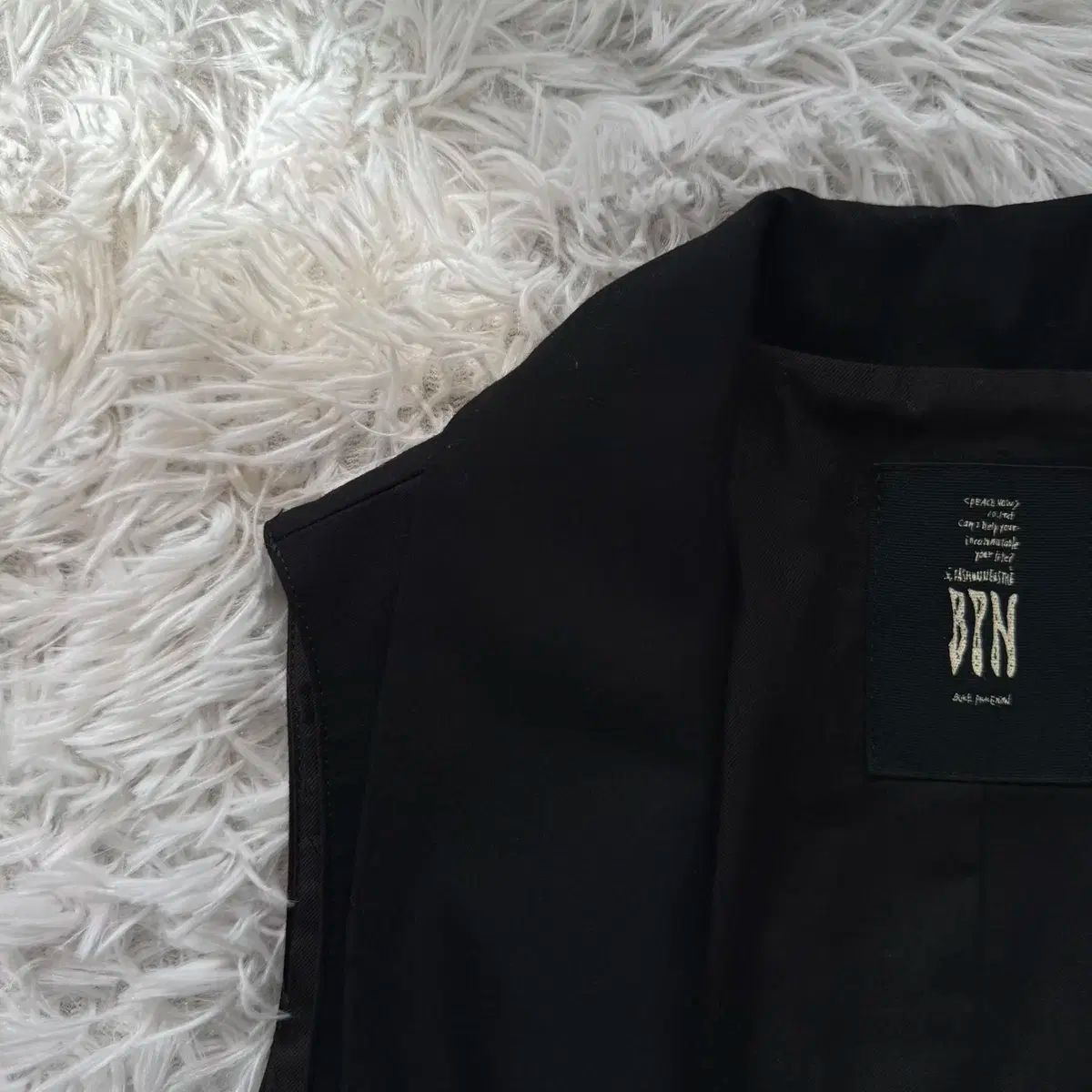 BPN 日本ヴィンテージ アシンメトリー ベスト ドレープデザイナー ベスト ISSEY MIYAKE