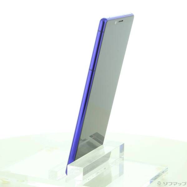 品〕 Xperia 1 64GB パープル SOV40 auロック解除SIMフリー【368