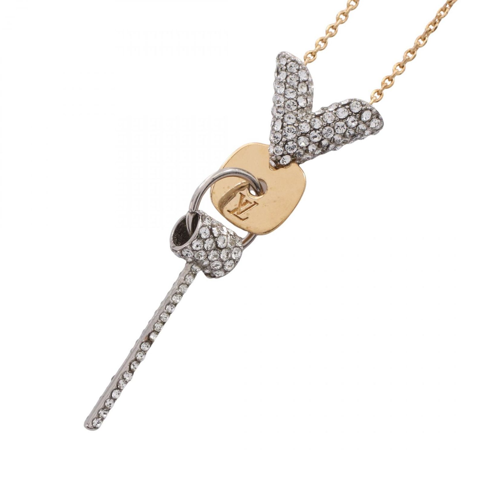 LOUIS VUITTON ゴールドメッキ ネックレス 楽天市場】T【LOUIS VUITTON】ネックレス ルイゼット M00365