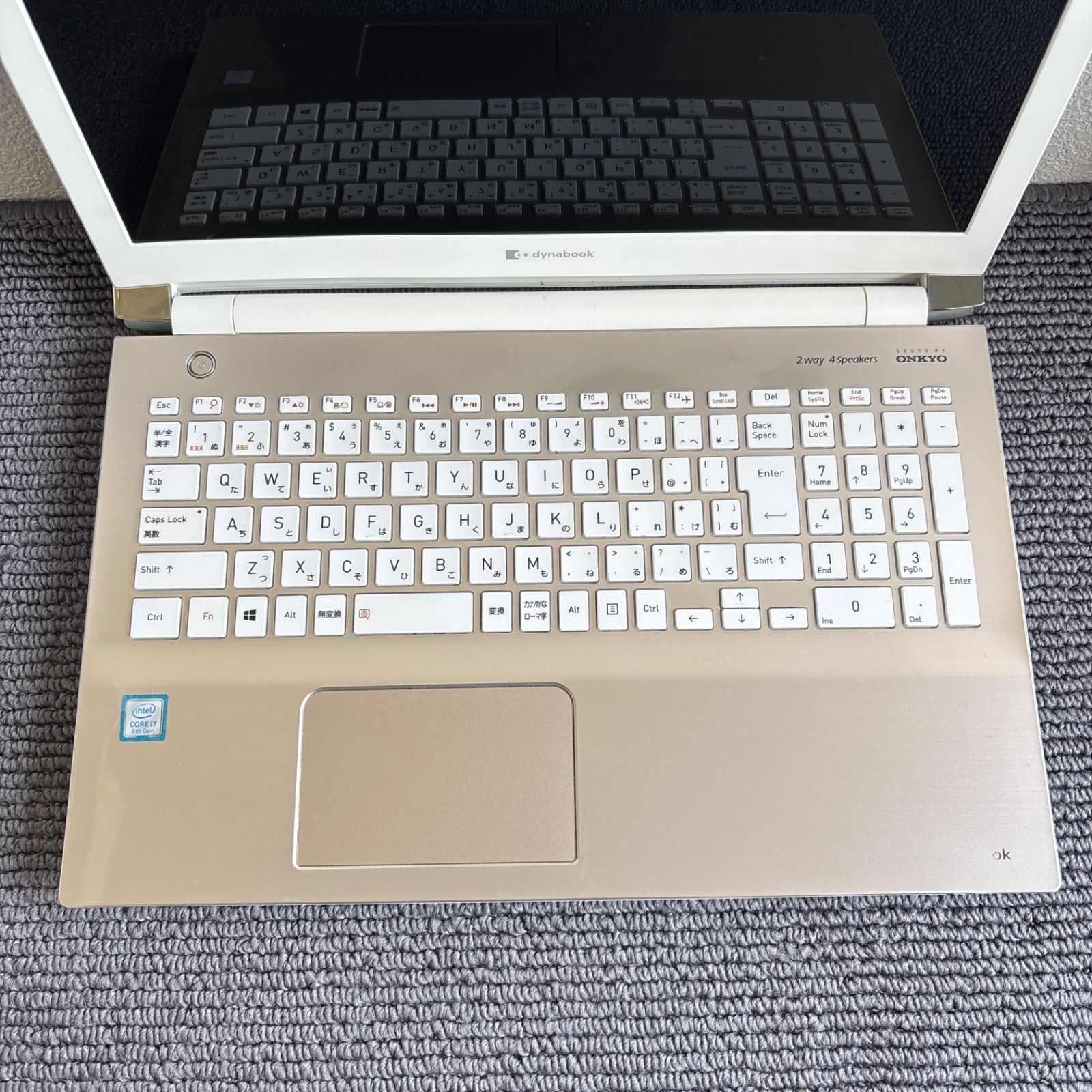東芝dynabook P1-T6MP-EG i7-8550U メモリ8GB 東芝dynabook P1-T6MP-EG i7-8550U メモリ8GB SSD 256GB Win11