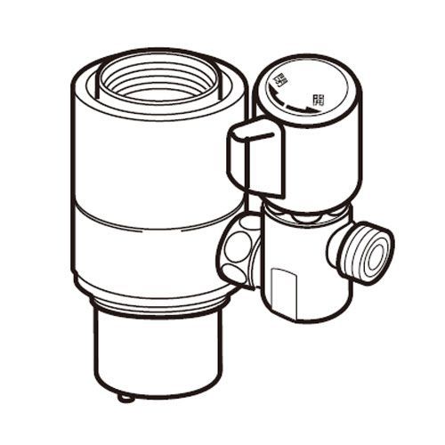 分岐水栓 NSJ-SXR8(ナニワ製作所) - 生活家電