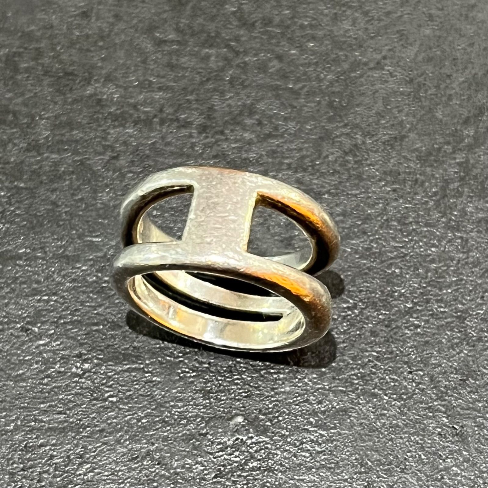 TIFFANY ダイアゴナルリング シルバー925 指輪 ティファニー 12号  