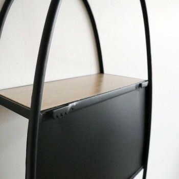 壁掛けディスプレイシェルフ オーバル 飾り棚 2308TSF002