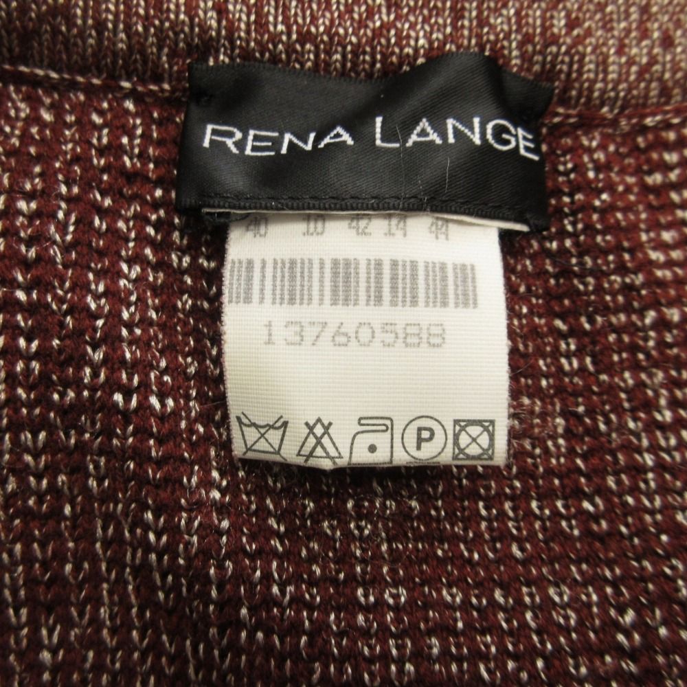 美品 RENA LANGE レナランゲ ニット ラップ スカート 膝丈