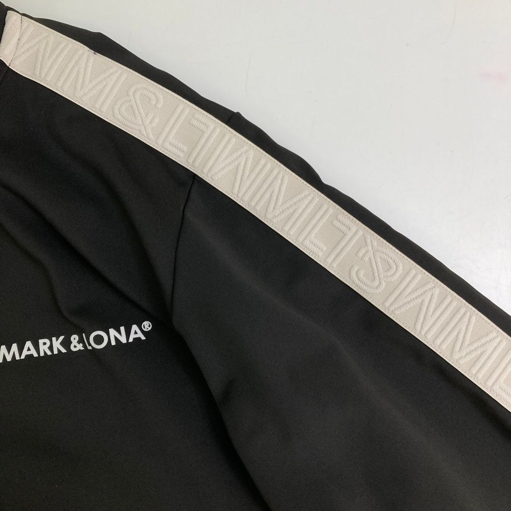 サイズ：48 MARK&amp;LONA マークアンドロナ : ジップジャケット  ブラック系 [240101495035] ゴルフウェア メンズ ストスト サイズ：48 MARK&LONA マークアンドロナ : ジップジャケット