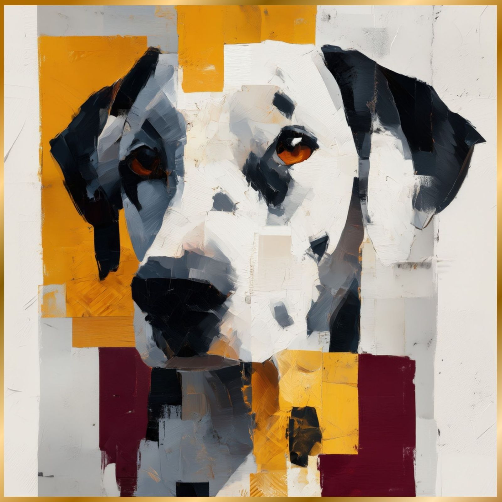 Color Symphony: Dalmatian Dog】ジークレー版画＊名入れOK