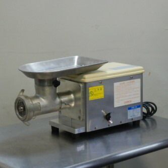 2006年製 オオミチ OMC-12 ミートチョッパー 100V プレート3.2|4.8mm2枚付属 W55D23H28.5cm 23kg 300w