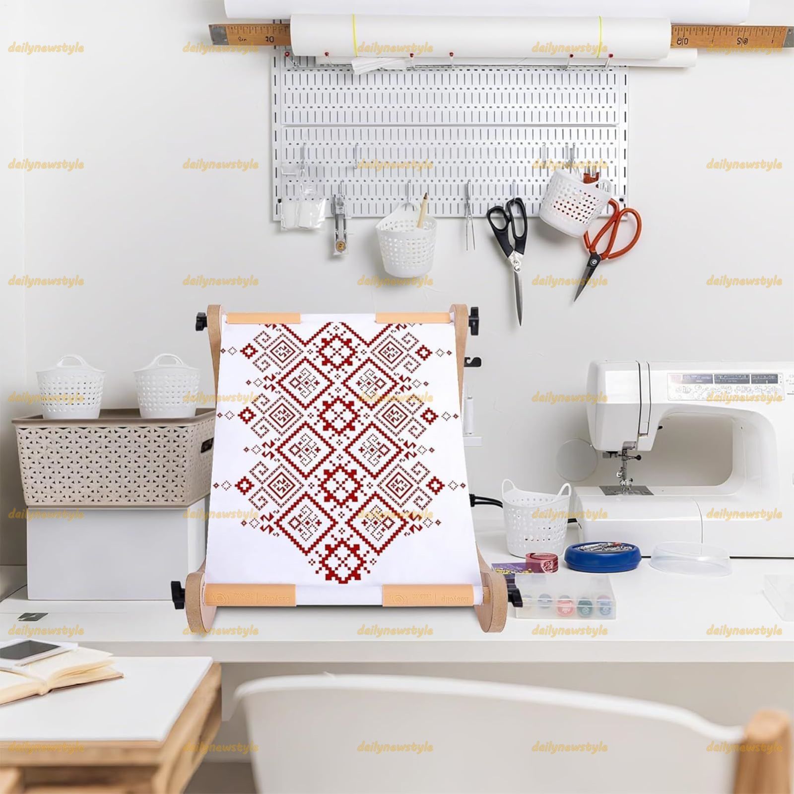 人気推薦 タペストリー作業 クロッシェ 手縫い テーブル椅子ベッドソファ用 クラフト ディスプレイ 手芸用品 ホルダー 高さ調節 製