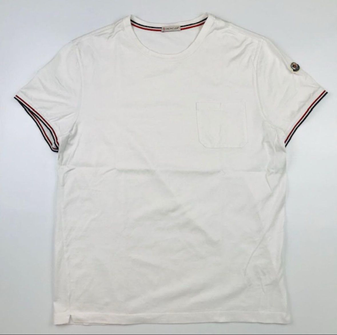 良品☆MONCLER・モンクレール MAGLIA T-SHIRT メンズ ワッペン 