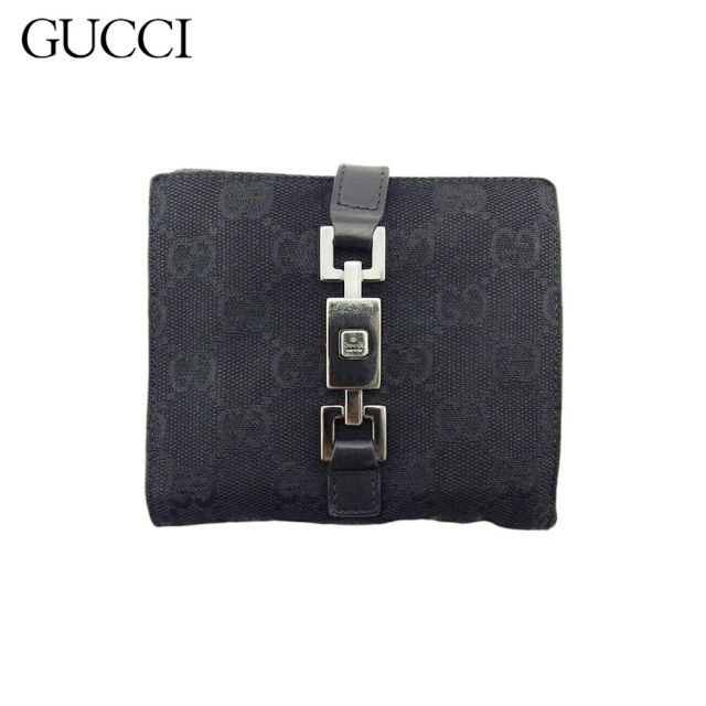 GUCCI ブラック　 二つ折り財布 楽天市場】GUCCI グッチ小銭入れ付き2つ折り財布型押しブラック
