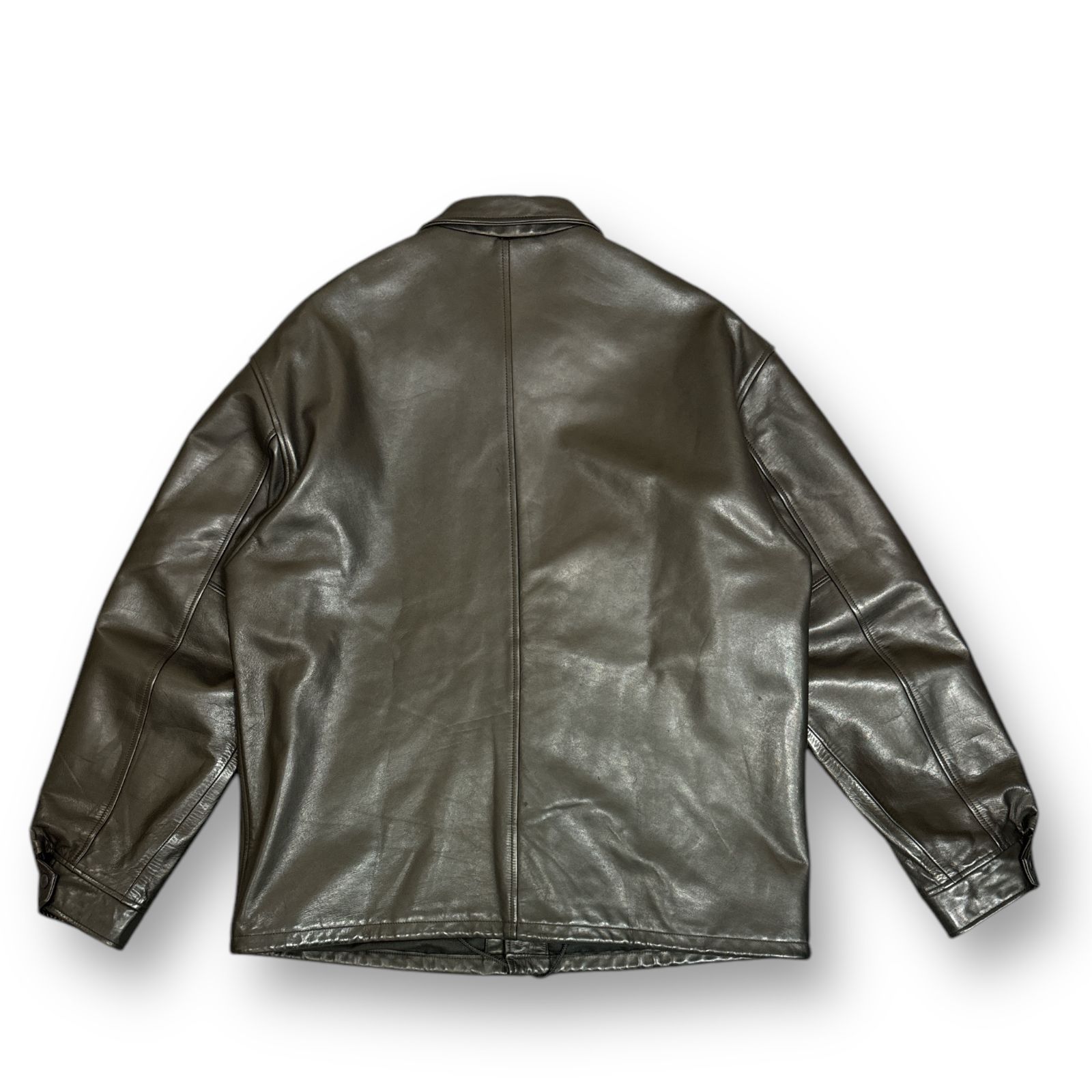 定価148500円 美品 COOTIE PRODUCTIONS 21AW LEATHER COACH JACKET レザー コーチジャケット クーティープロダクションズ  CTE-21A209 ブラック XL 78650A3 - メルカリ