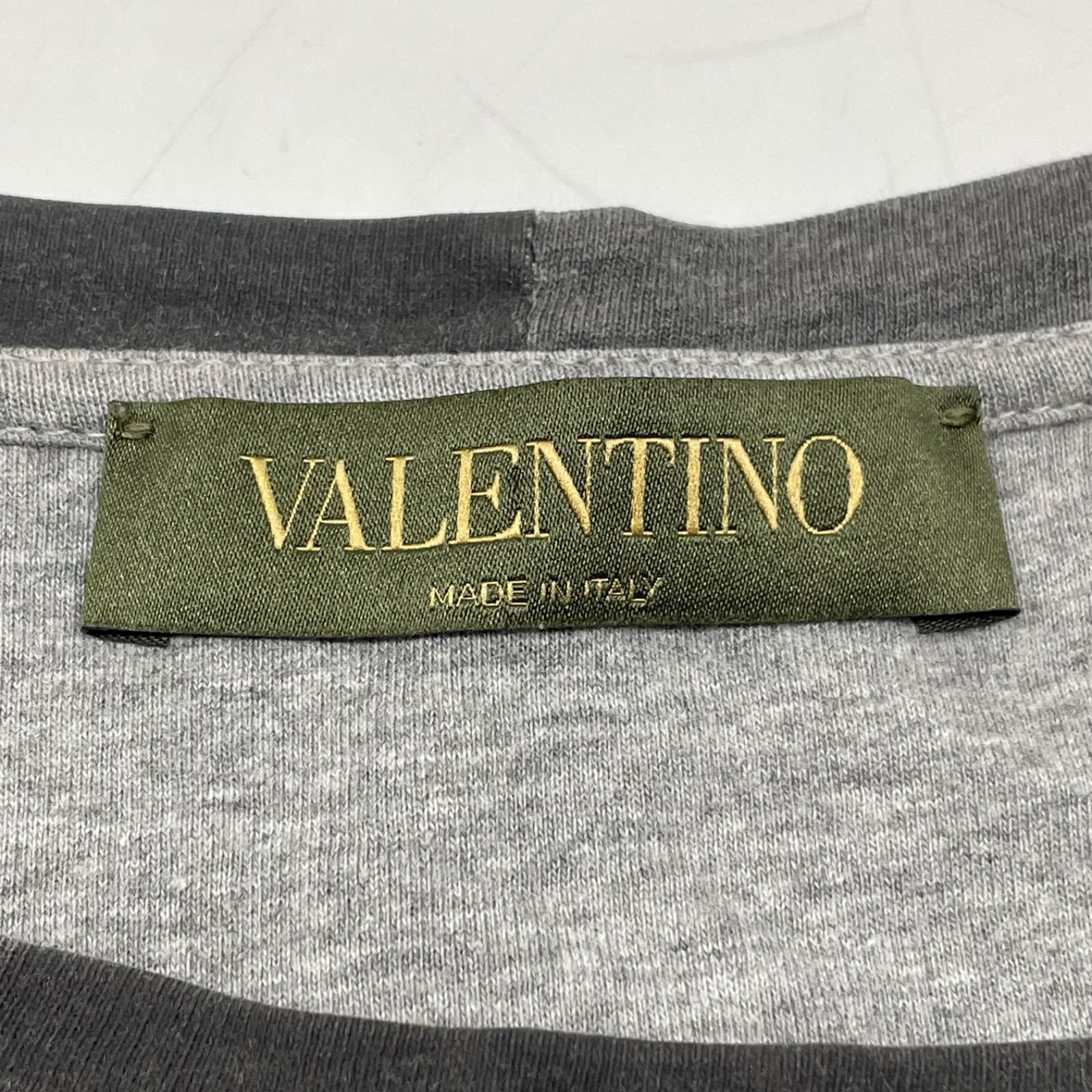 VALENTINO ヴァレンティノ クルーネックTシャツ カモフラ柄 迷彩柄 