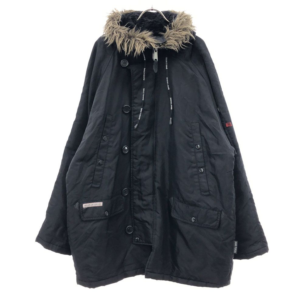 ドッグタウン フード付 中綿コート X-LARGE ブラック DOGTOWN メンズ