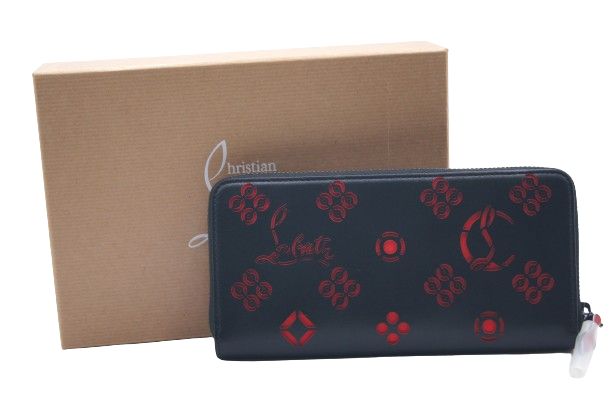 【新品未使用】50%OFF クリスチャンルブタン 定番人気パネトーネ 長財布 Christian Louboutin クリスチャンルブタン パネトーネ ラウンド