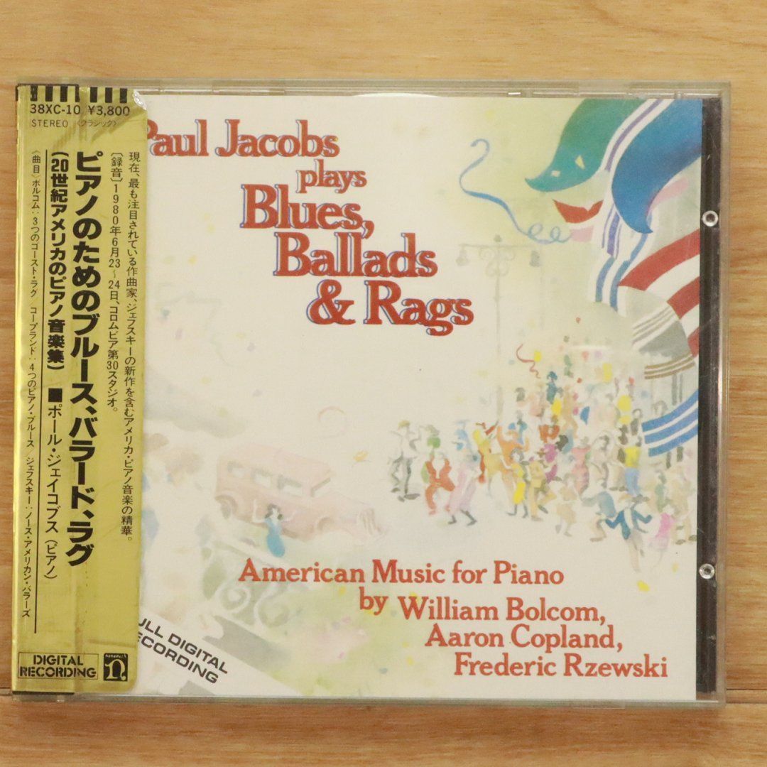 【中古】 ブルース、バラード＆ラグ－アメリカン・ピアノ・ミュージック / ポール・ジェイコブズ 中古CD☆ポール・ジェイコブス/Paul Jacobs□ ピアノのためのブルース