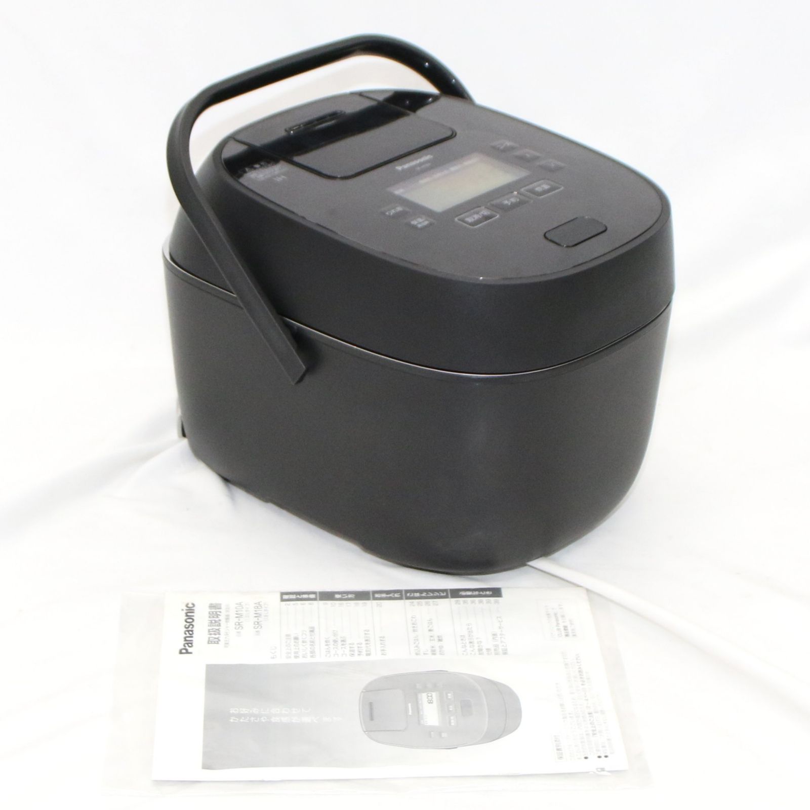 10合炊き Panasonic パナソニック 可変圧力IHジャー炊飯器 SR-M18A-K sr-m18a-k ブラック 良い B