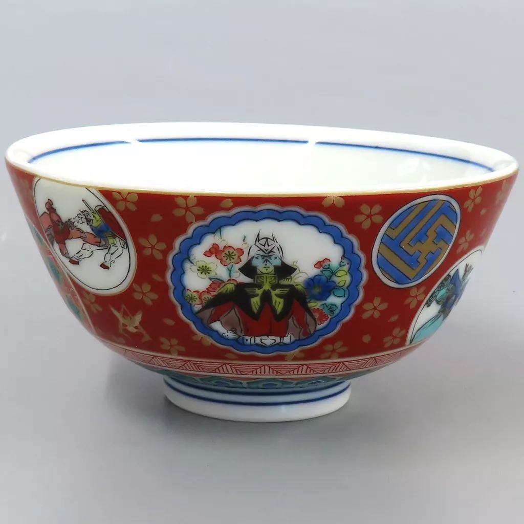 ガンダムカフェ限定 九谷焼 庄三風赤い彗星図(シャア) 猪口