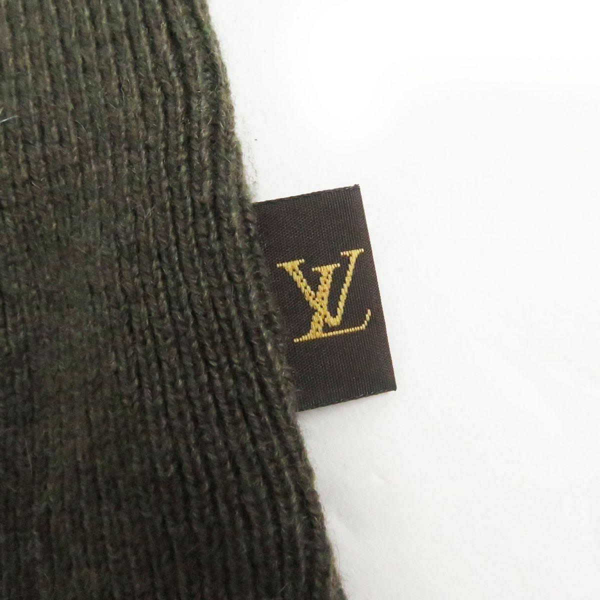 未使用品□LOUIS VUITTON/ルイヴィトン ロゴ入り カシミヤ100％ ニット  
