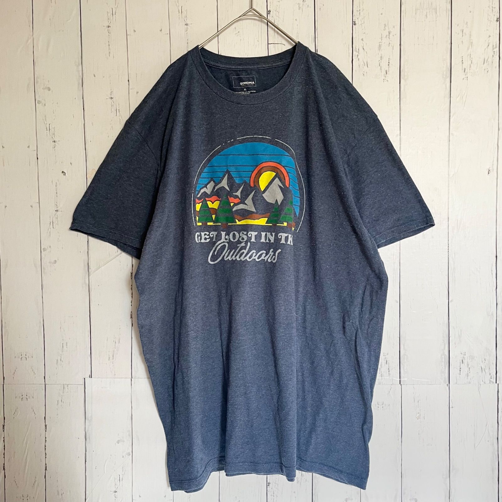 sonoma / プリントTシャツ　カジュアル　アメカジ古着　XLサイズ　（B2）