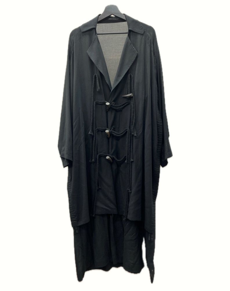ヨウジヤマモト Yohji Yamamoto Side gather Coat サイド ギャザー 