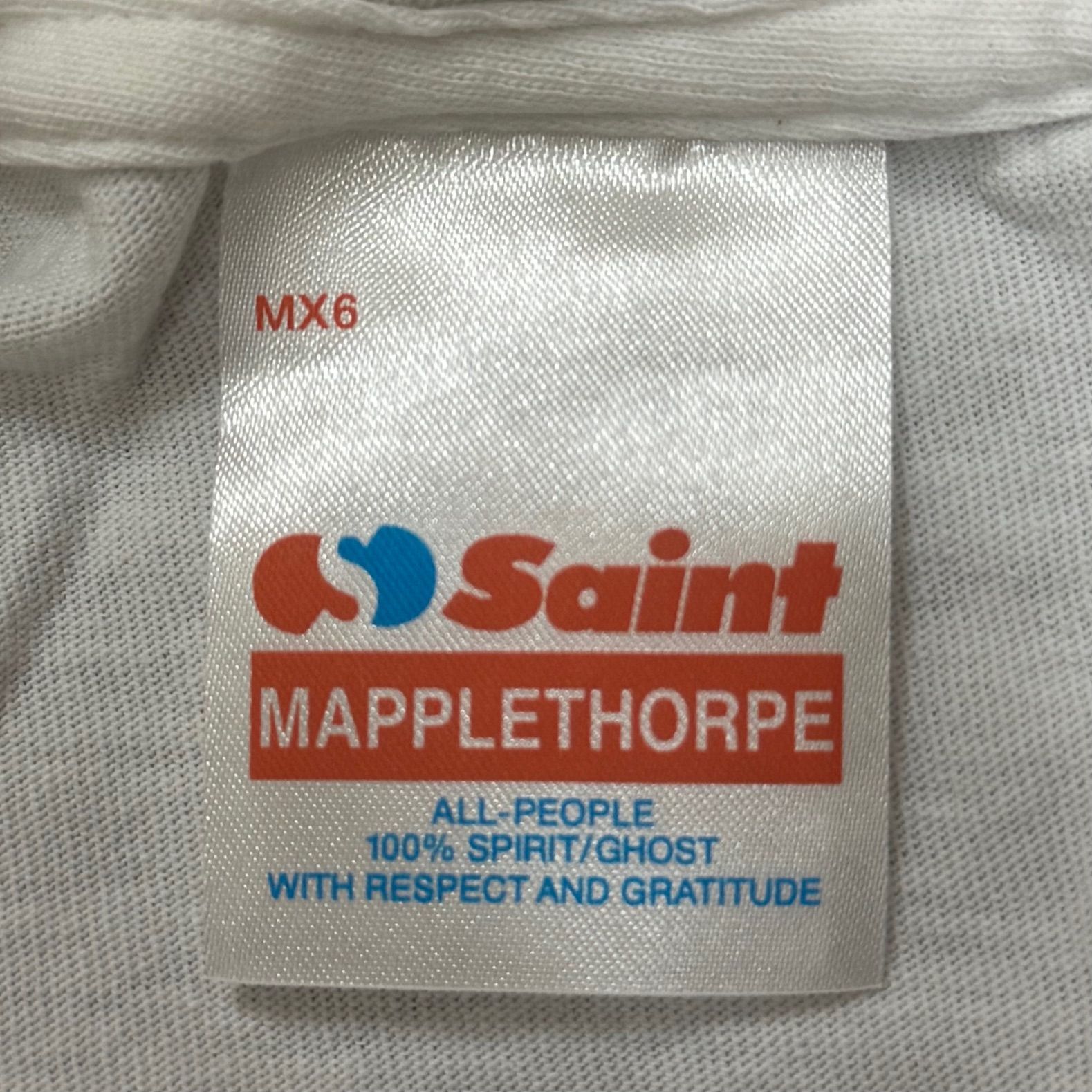 未使用品 SAINT MICHAEL × Robert Mapplethorpe 25SS SS Tee