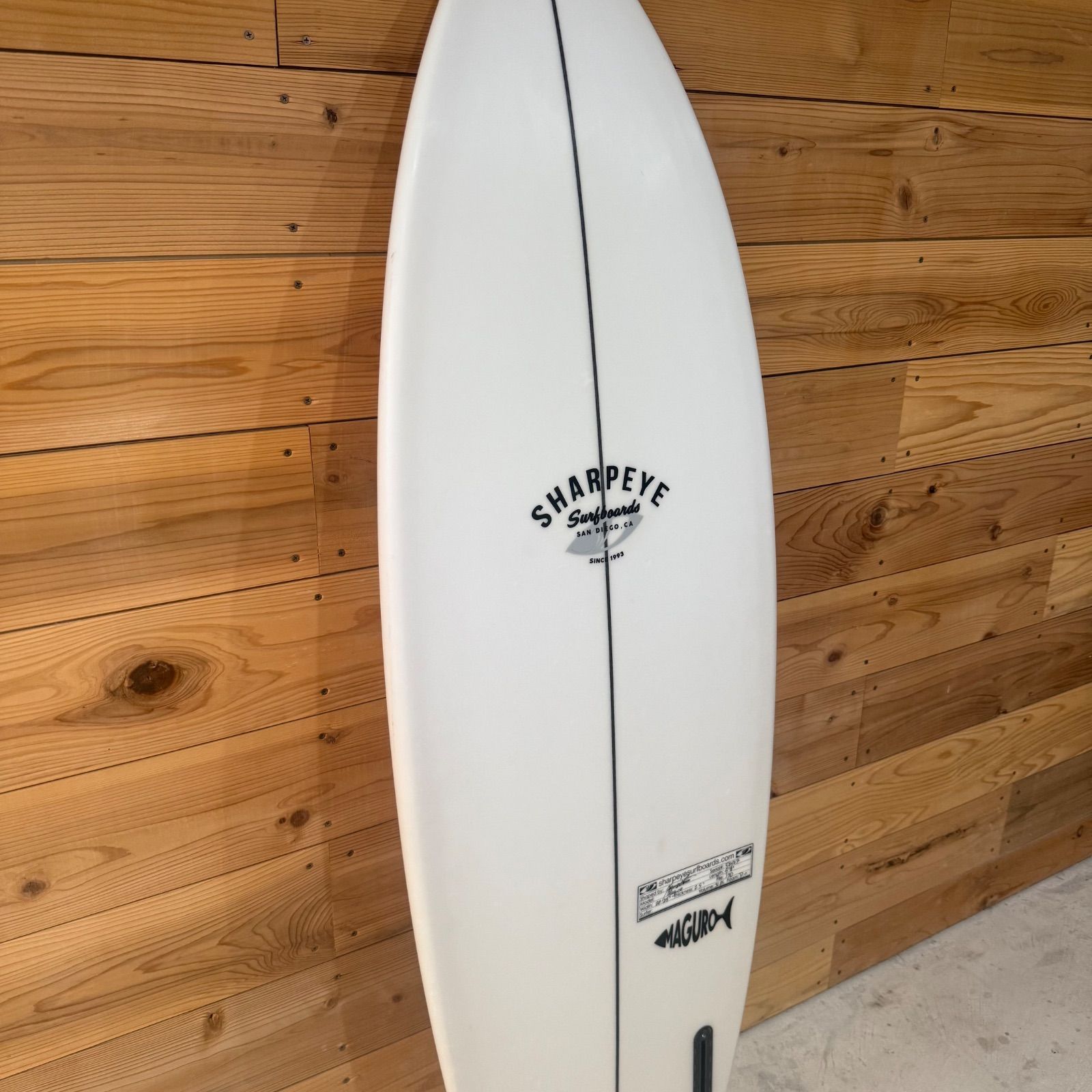 中古 SHARPEYE シャープアイ MAGURO マグロ 5'8 31.8L サーフボード