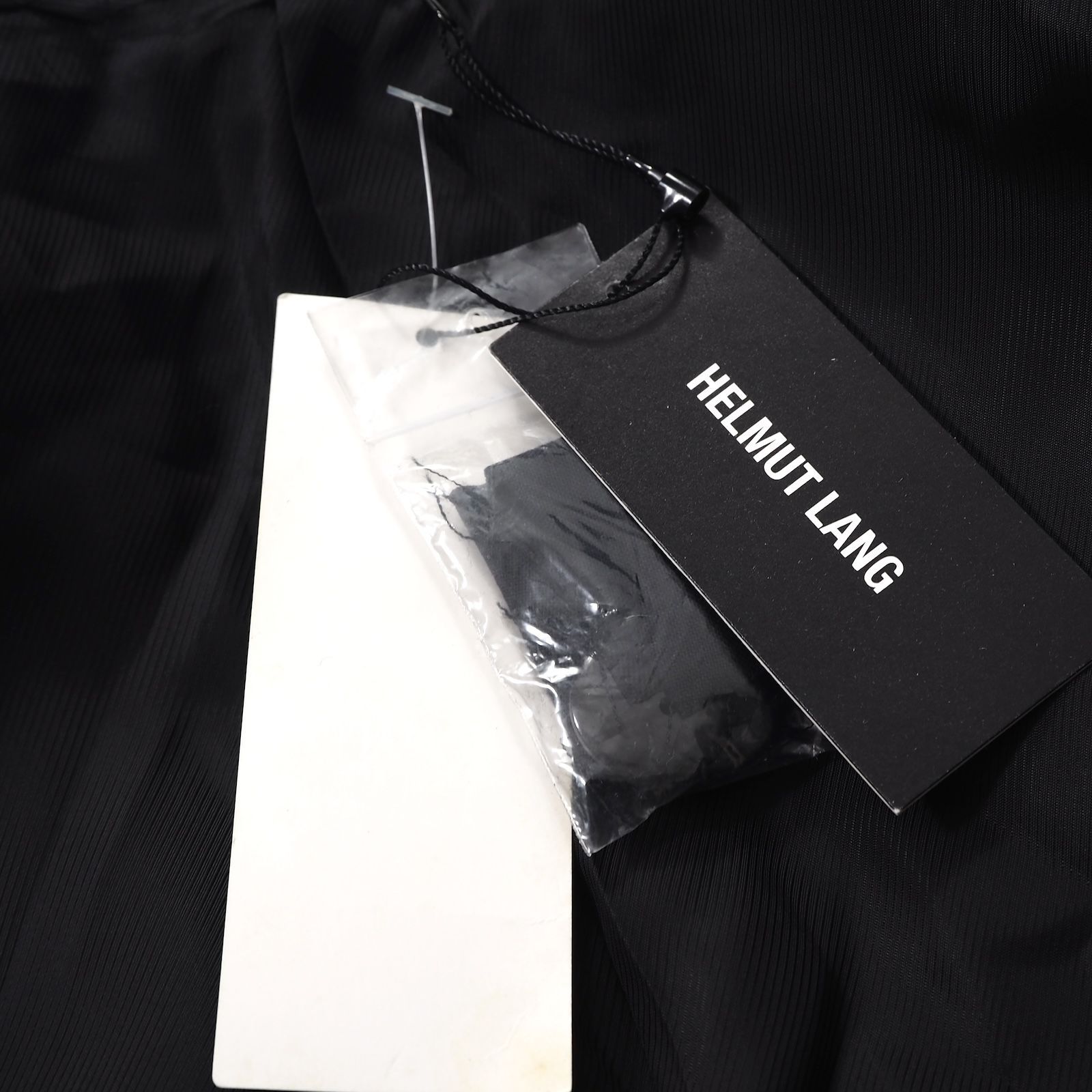 HELMUT LANG黒 チェスターコート Helmut Lang 黒 レザーパネルコート - メルカリ