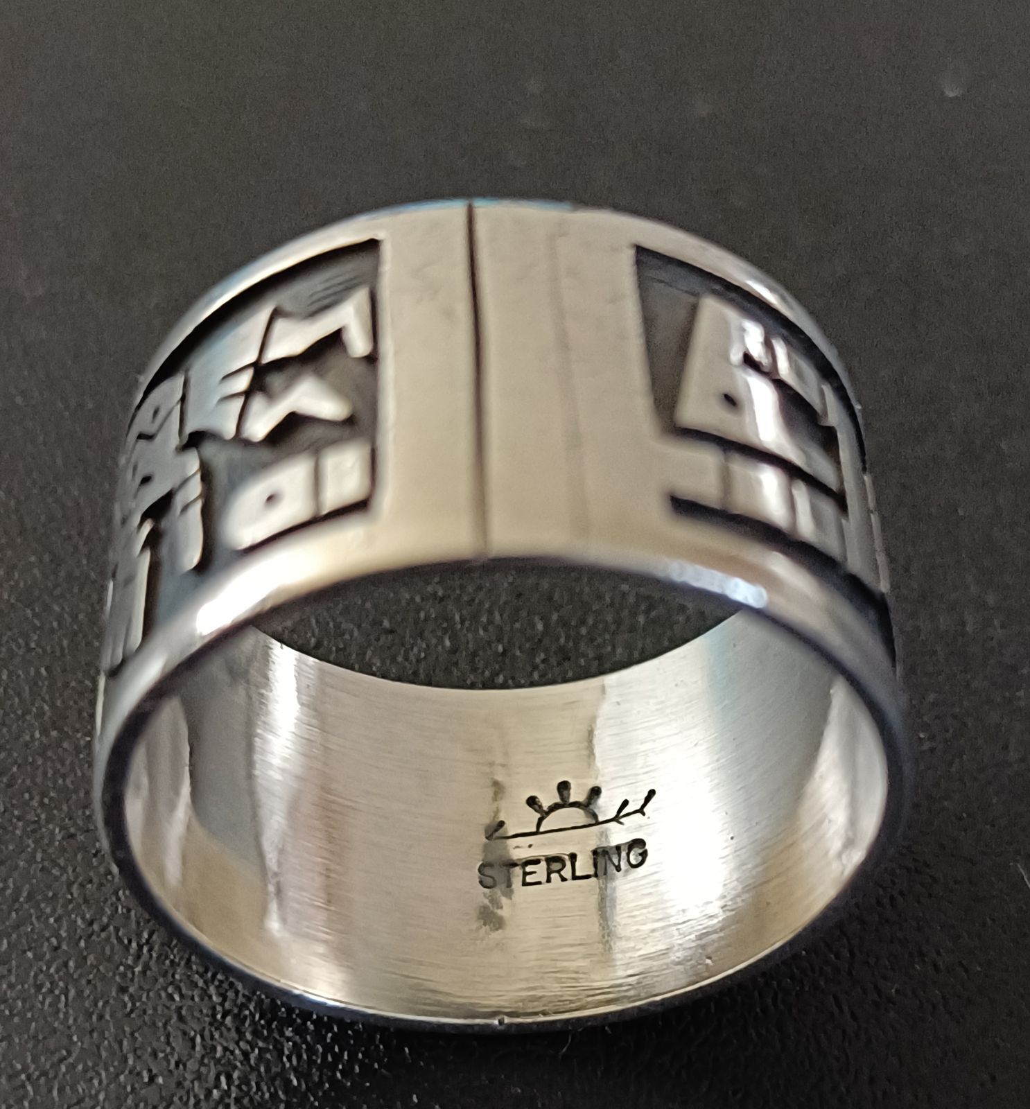 インディアンジュエリー ホピ族 ホピリング STERLING ココペリ