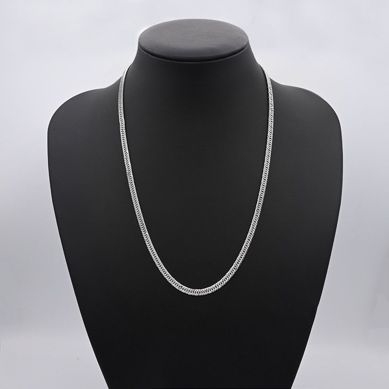 PT850(プラチナ) 喜平ネックレス 12面カットトリプル 33.7g 55cm 新品 
