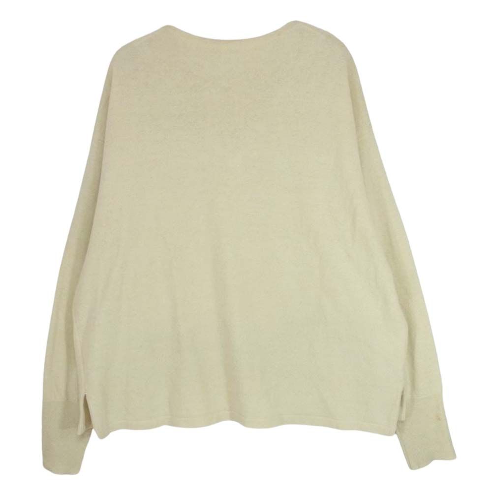 COMOLI コモリ 23SS X01-06007 ウール 和紙 コモリ ニット セーター 