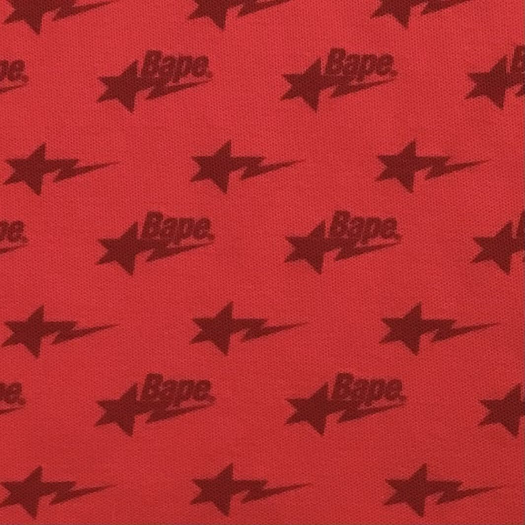 BAPE STA ポロシャツ Sサイズ レッド a bathing ape star